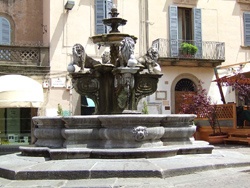 La Fontana dei Leoni in piazza delle Erbe, Viterbo