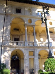 La loggia di Palazzo Vincentini, Rieti
