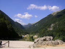 La Valle di Canneto vista dal piazzale del Santuario